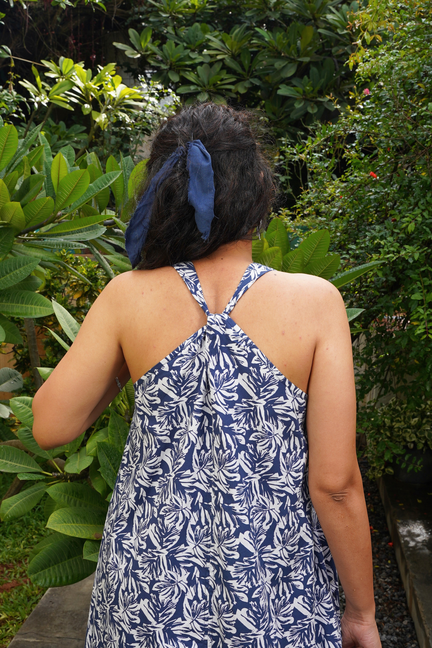 The Garden Breeze Back Twist Dress