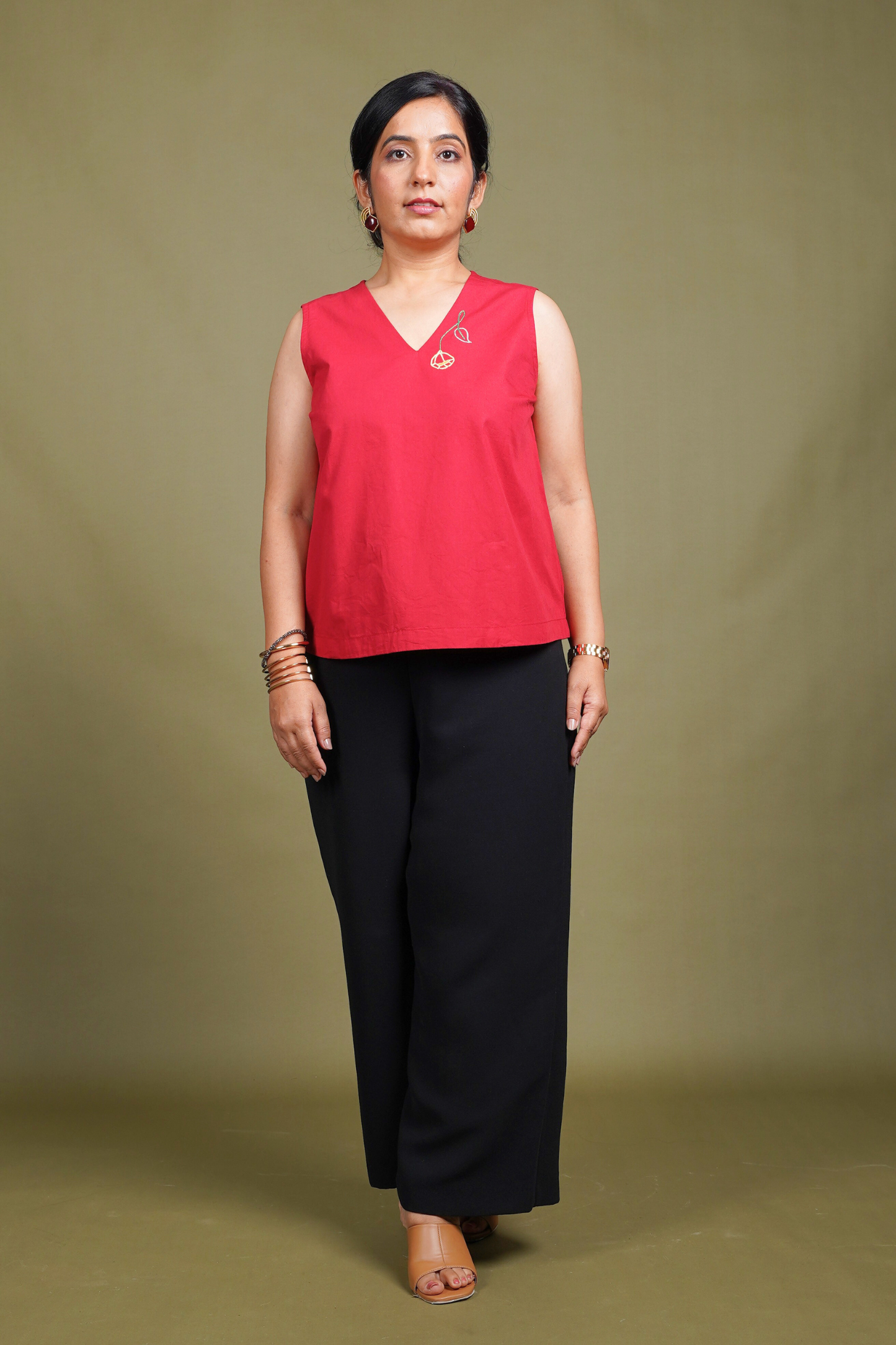 Red Chilli Elevated Ease Top