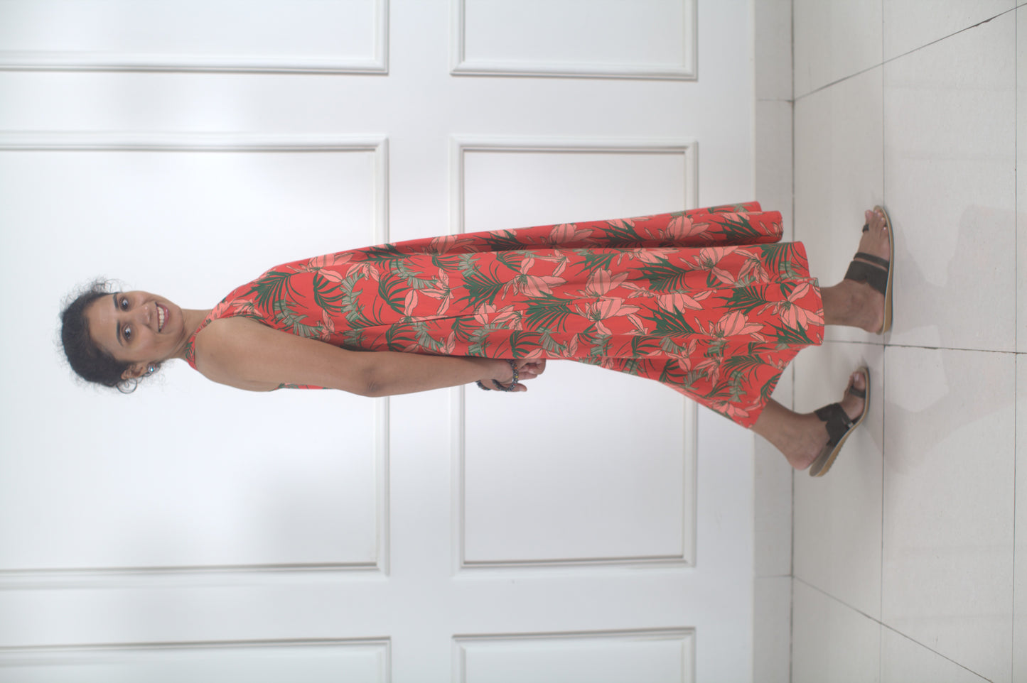 The Garden Breeze Back Twist Dress