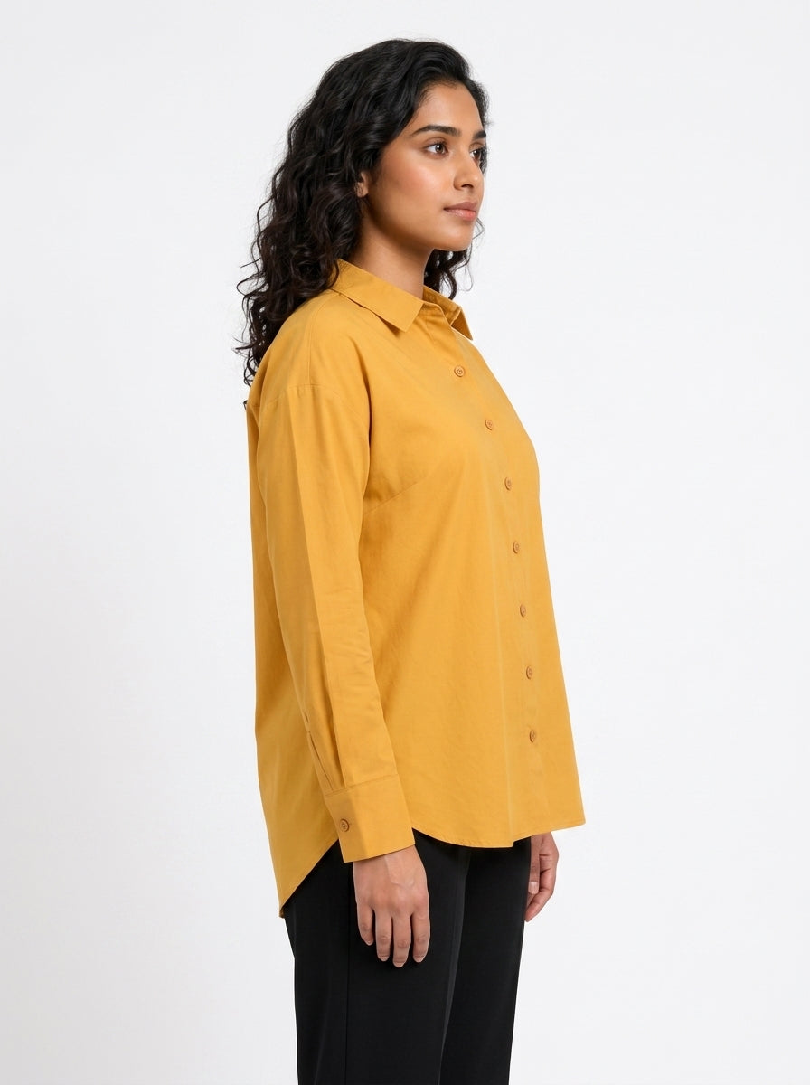 Ochre Luxe Timeless Style Shirt