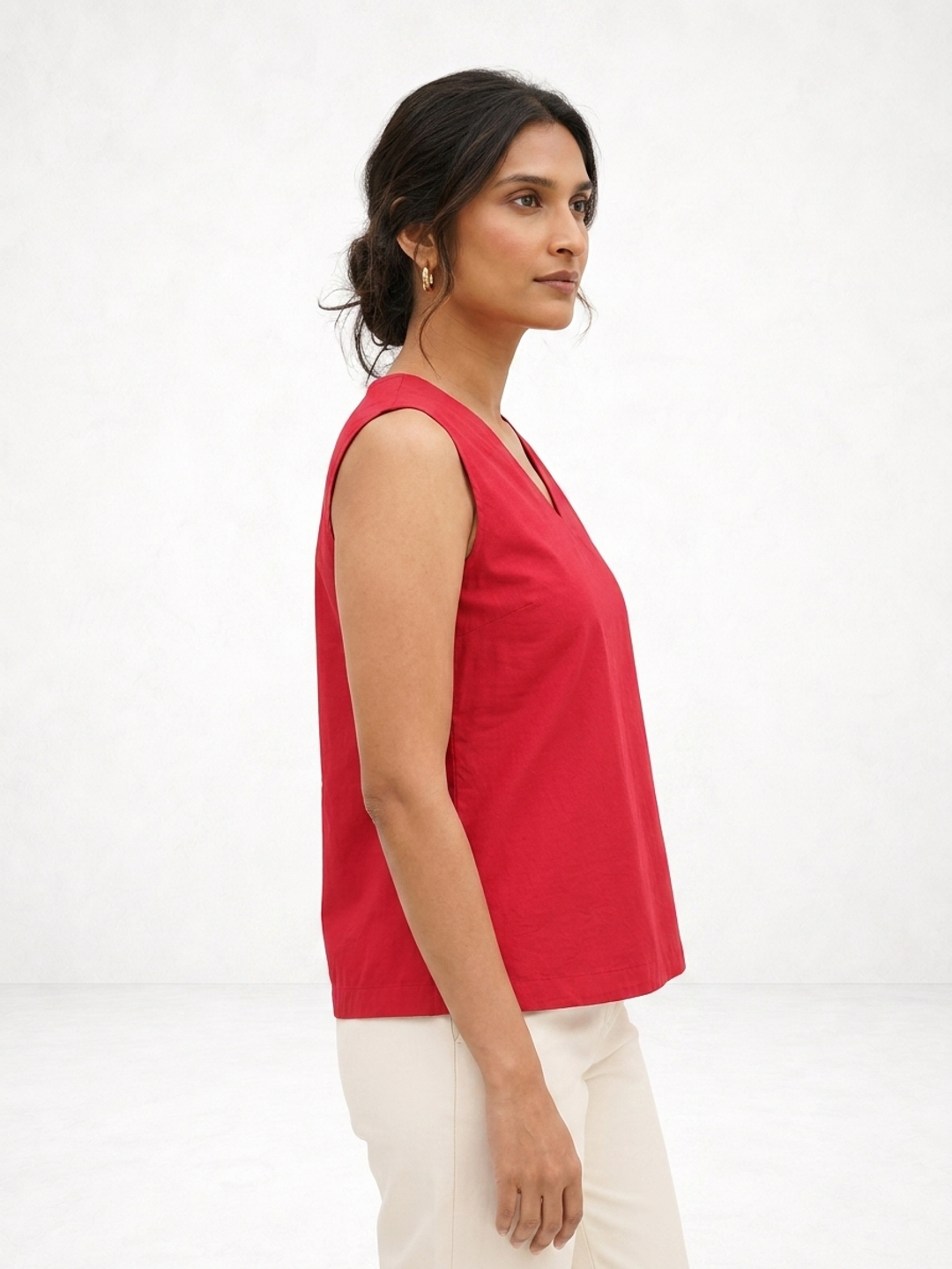 Red Elevated Ease Top
