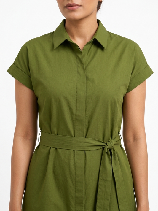 Authority In Motion Lime Green Dress | Vibrant Hourglass Fit