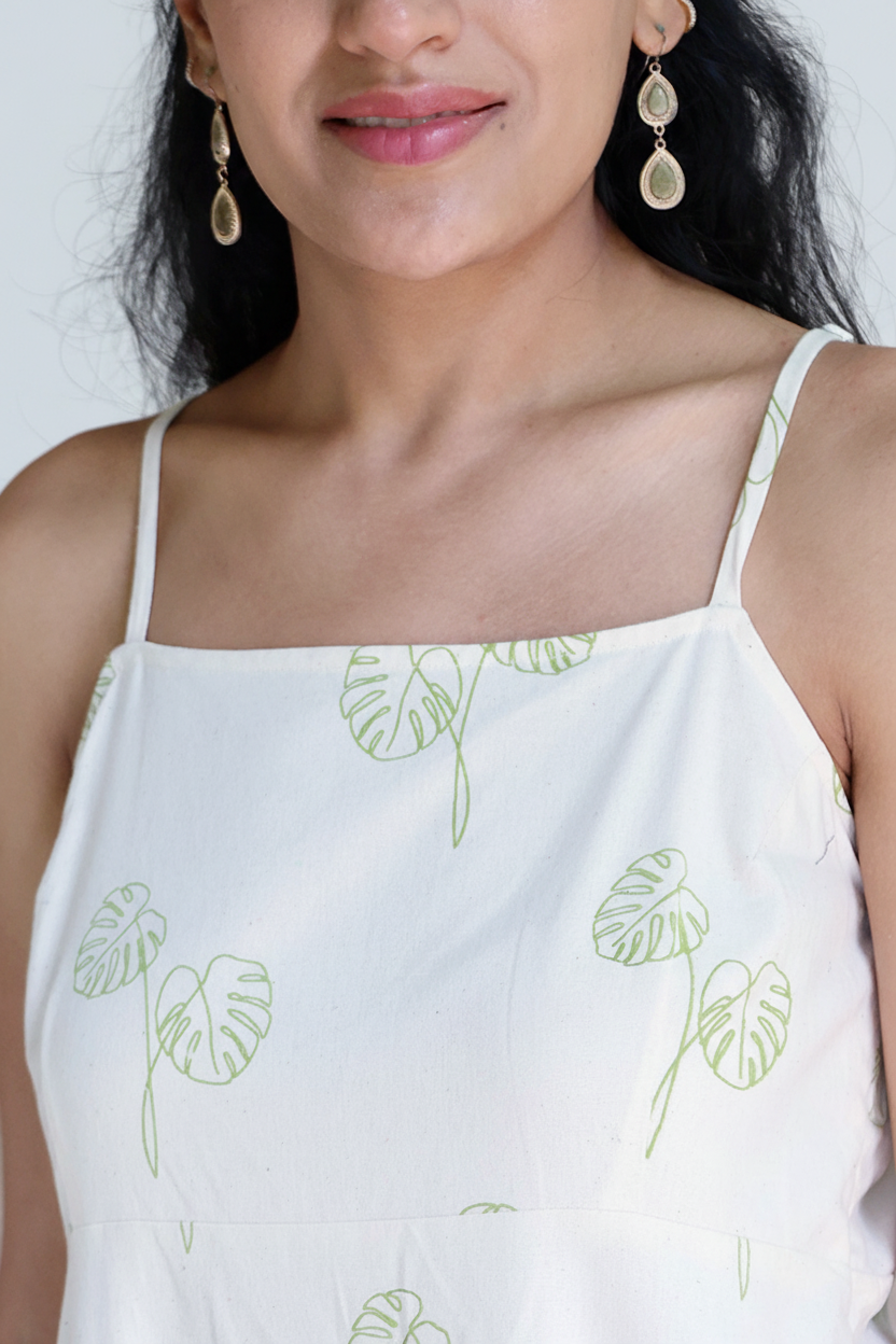 Botanical Dress - Image 6 Neckline