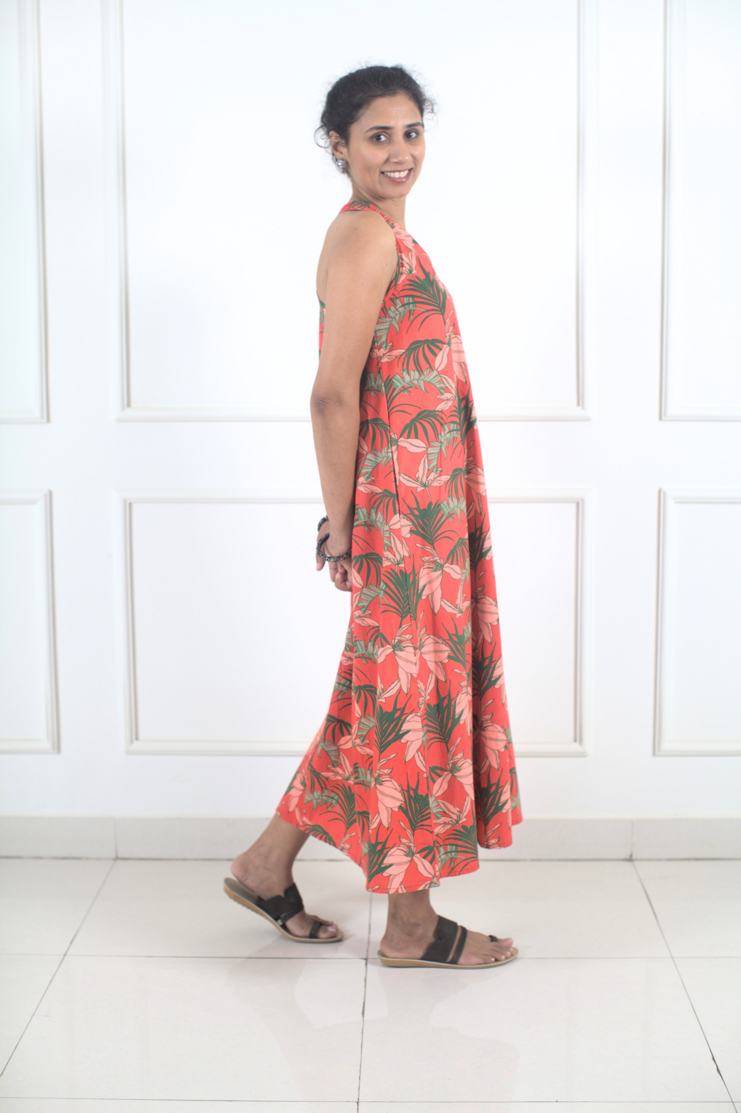 The Garden Breeze Back Twist Dress