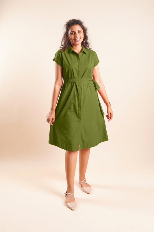 Authority In Motion Lime Green Dress