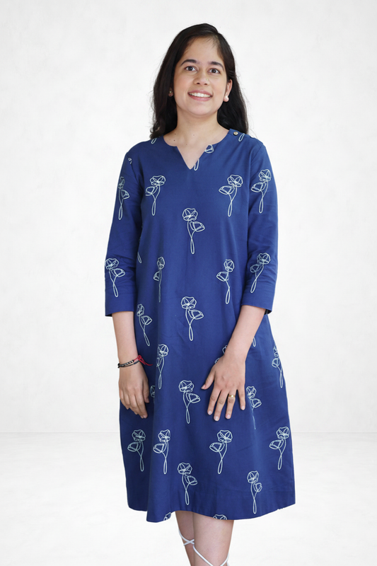 Indigo Dress - Image 3