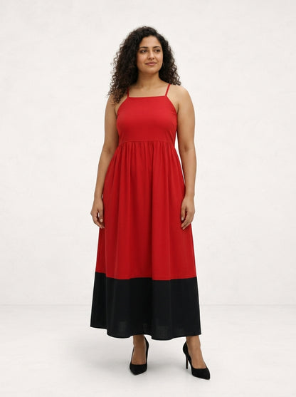 Red & Black Equinox Dress