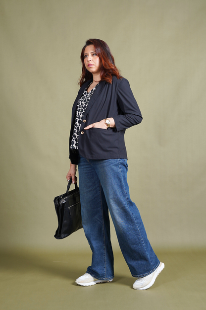 Black Frame Blazer