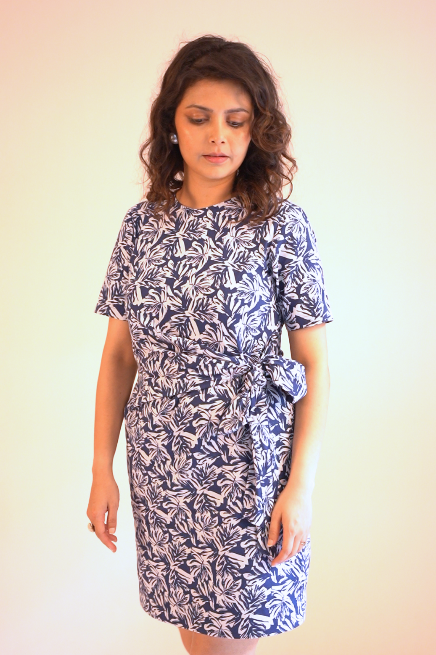 The Garden Breeze Waist Knot Dress