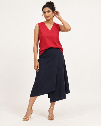 Red Elevated Ease Top