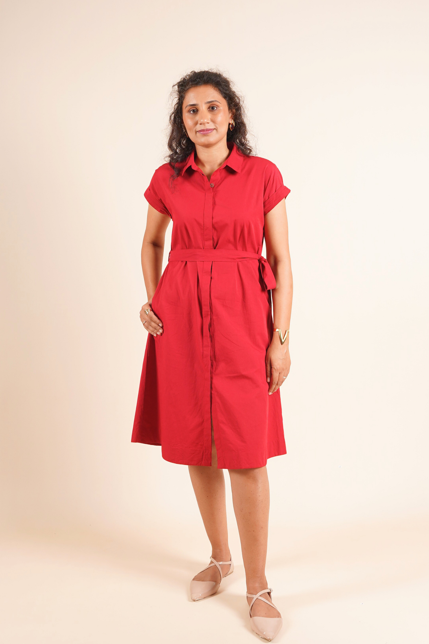 Authority In Motion Red dress