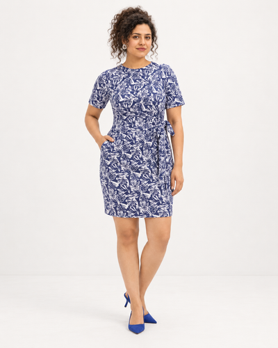 The Garden Breeze Waist Knot Dress