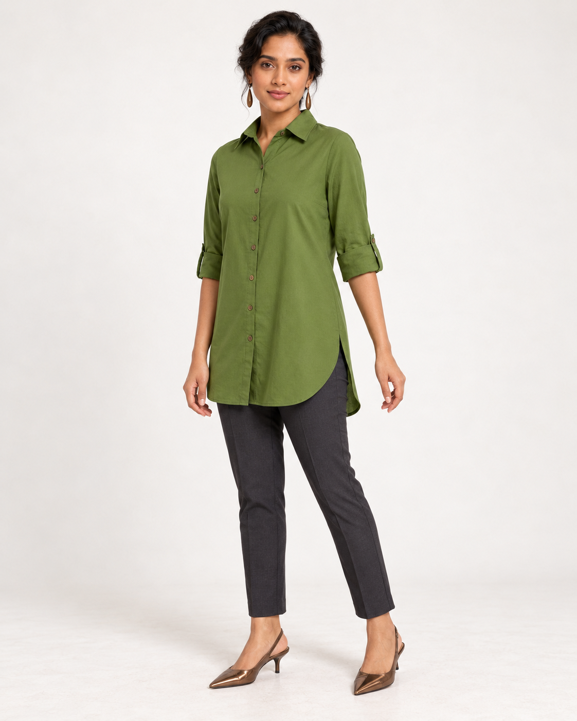 Lime Green Tunic Shirt