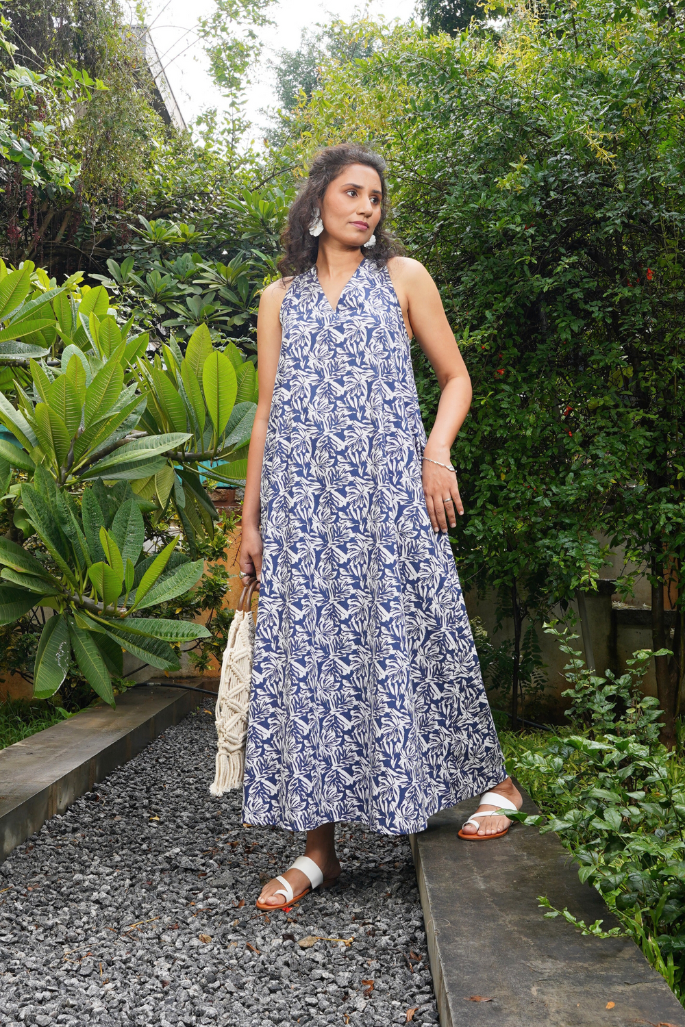 The Garden Breeze Back Twist Dress