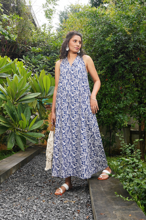 The Garden Breeze Back Twist Dress
