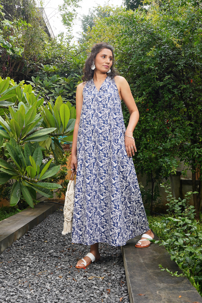The Garden Breeze Back Twist Dress
