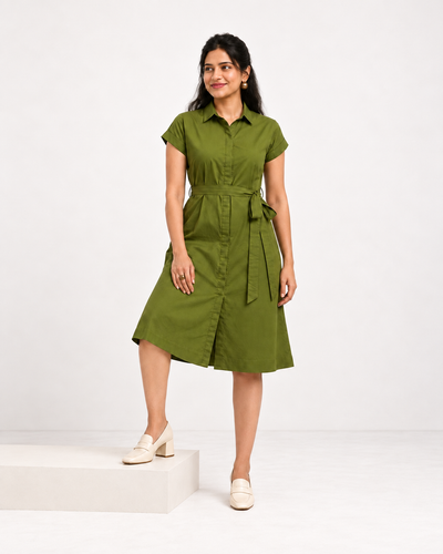 Authority In Motion Lime Green Dress | Vibrant Hourglass Fit