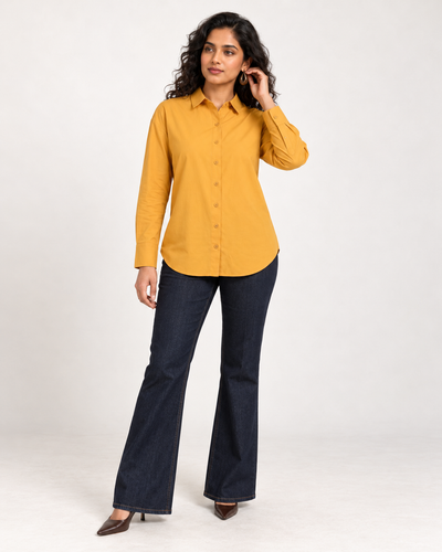 Ochre Luxe Timeless Style Shirt