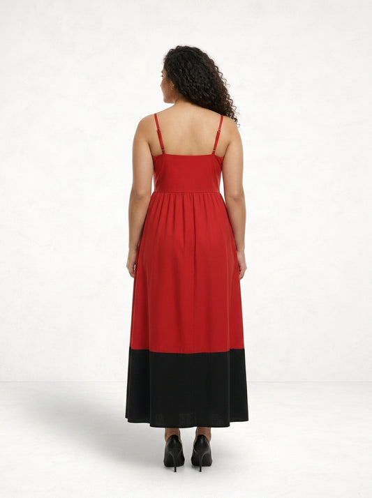 Red & Black Equinox Dress