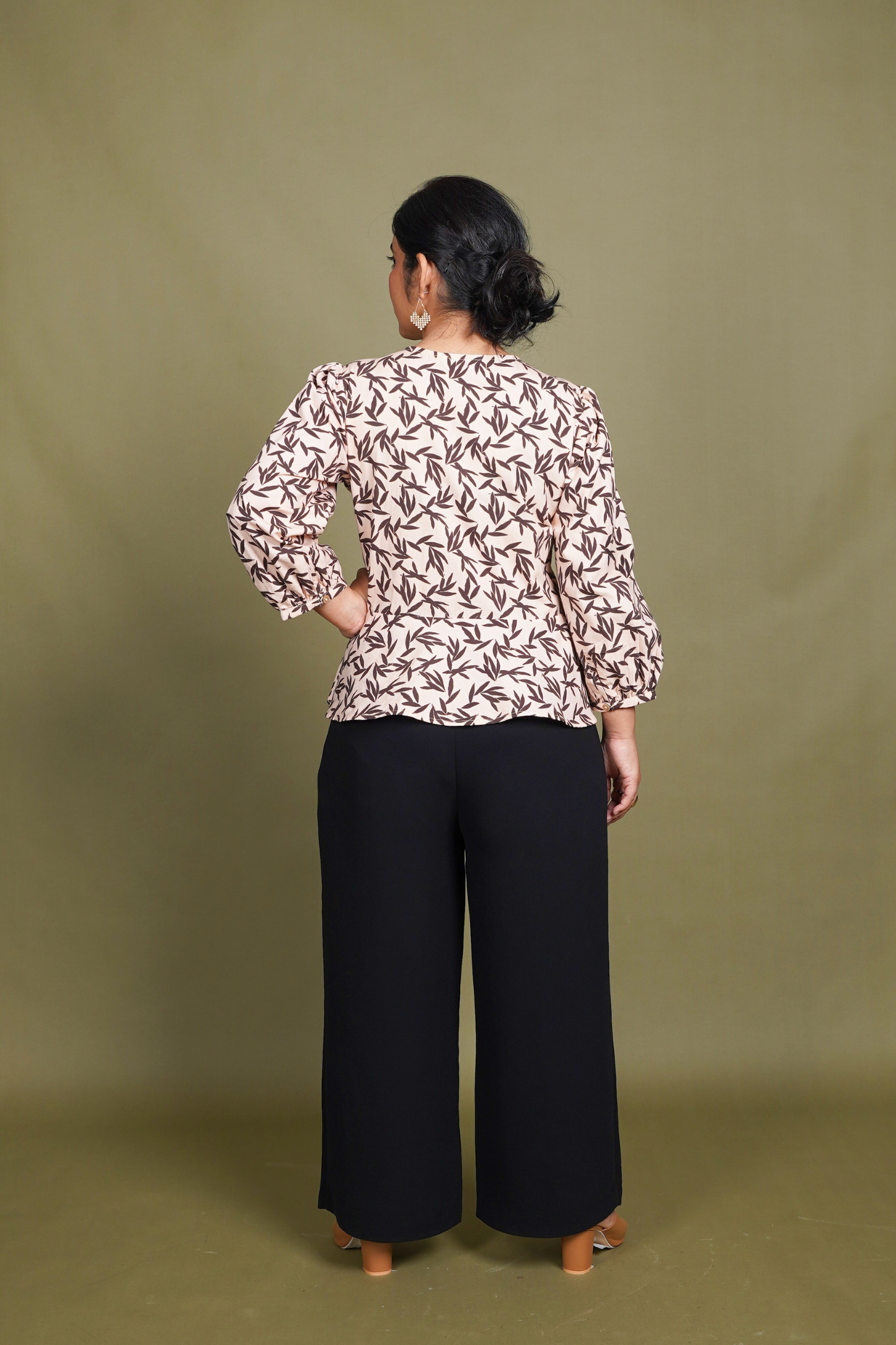 Autumn Breeze Peplum Top