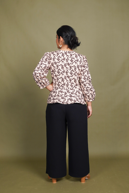 Autumn Breeze Peplum Top