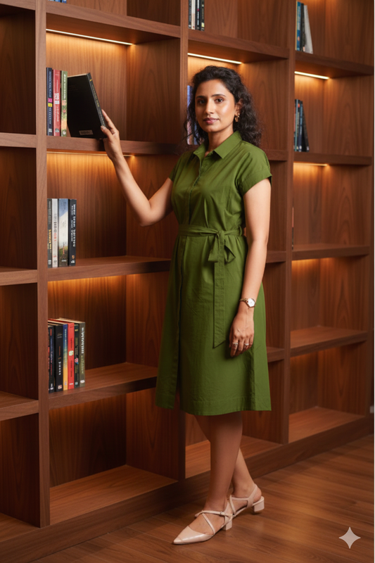 Authority In Motion Lime Green Dress