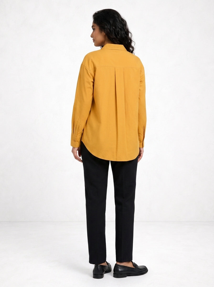 Ochre Luxe Timeless Style Shirt