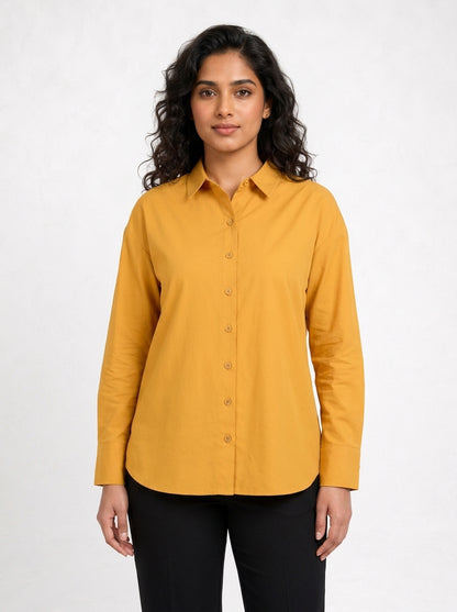 Ochre Luxe Timeless Style Shirt