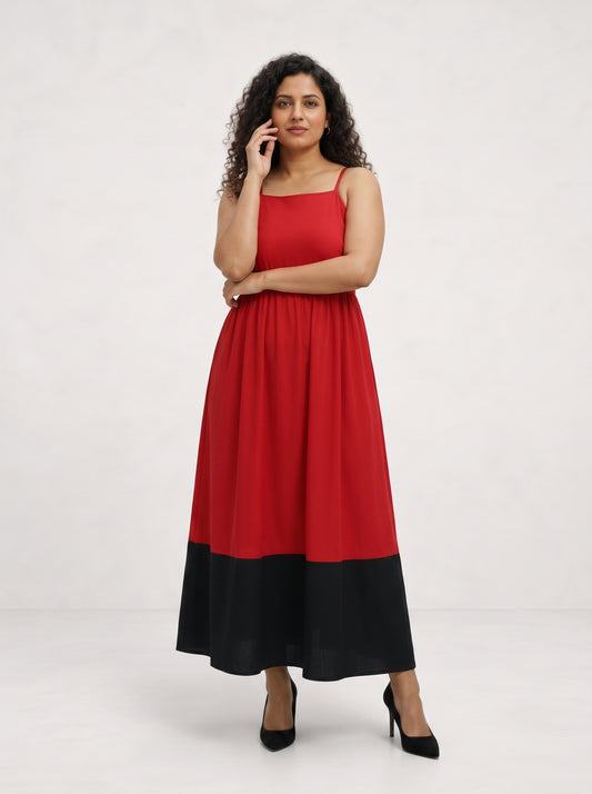 Red & Black Equinox Dress