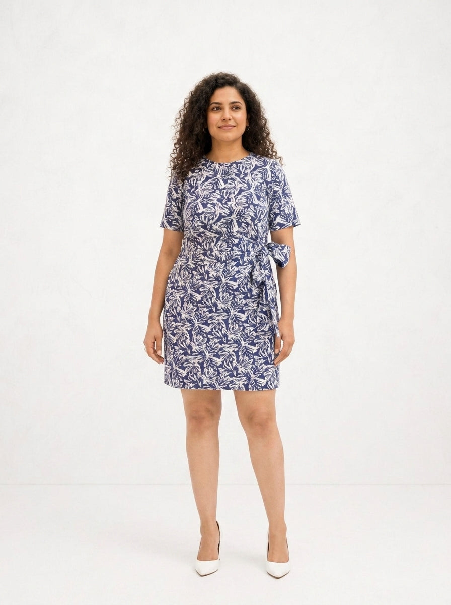 The Garden Breeze Waist Knot Dress