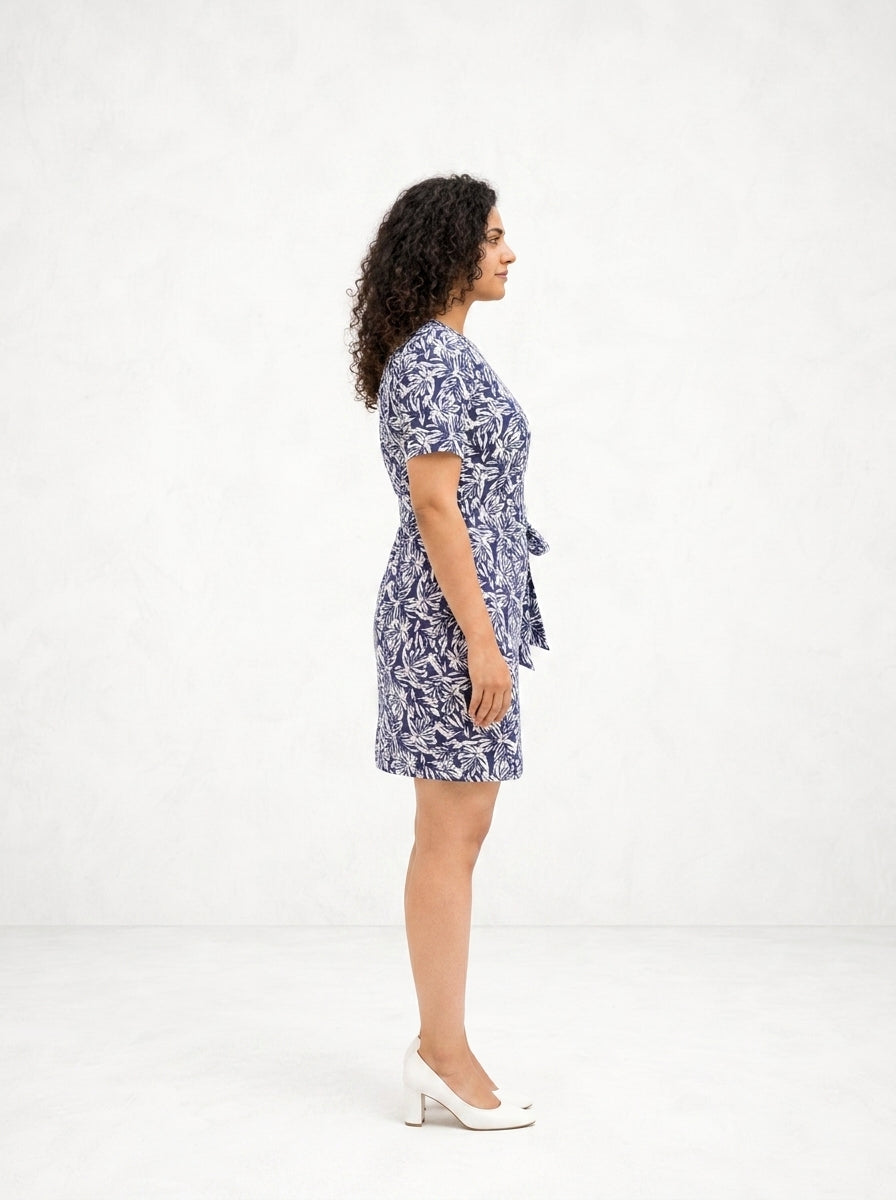 The Garden Breeze Waist Knot Dress