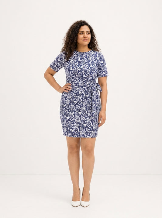 The Garden Breeze Waist Knot Dress