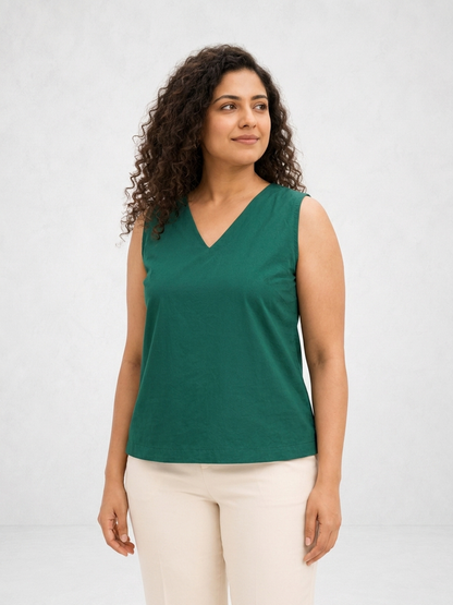 Myrtle Green Elevated Ease Top