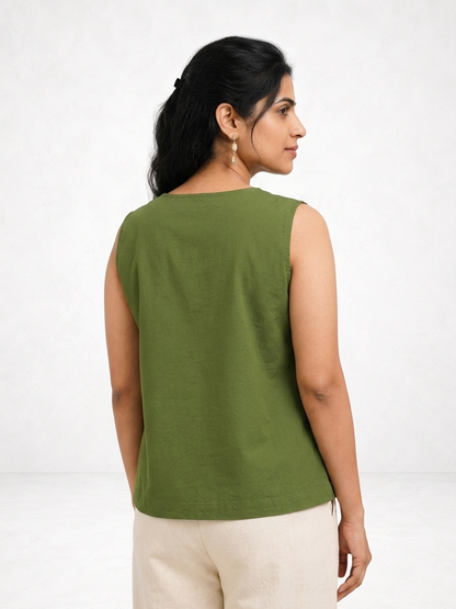 Lime Green Elevated Ease Top