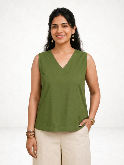 Lime Green Elevated Ease Top