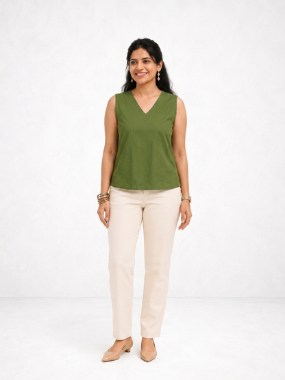 Lime Green Elevated Ease Top