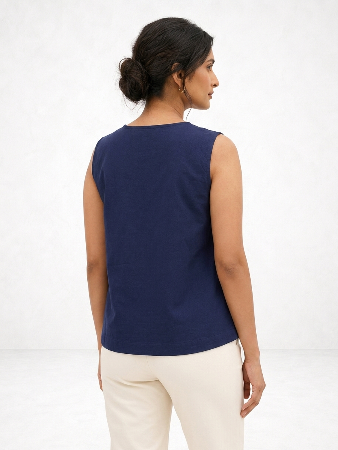 Navy Elevated Ease Top