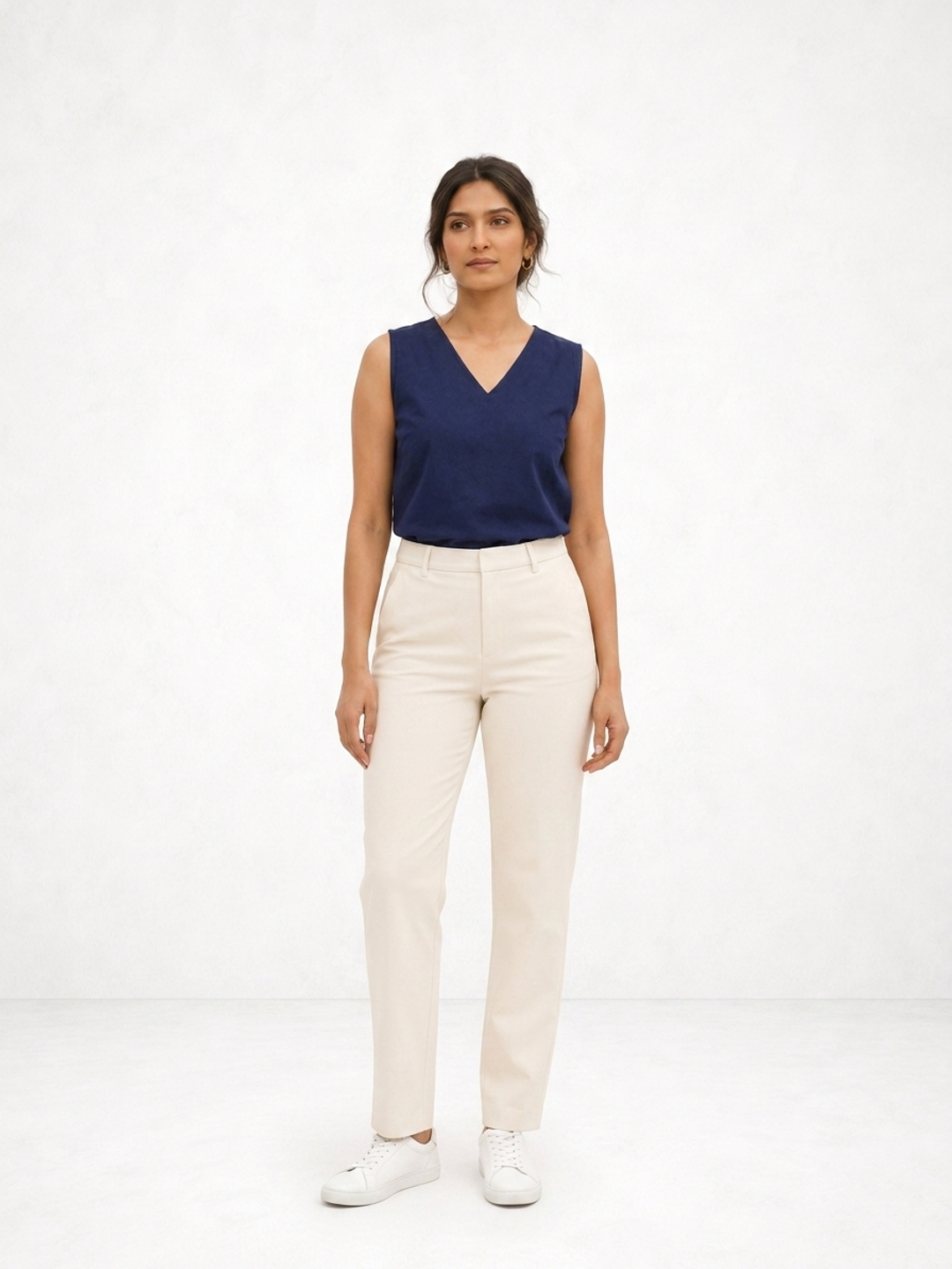 Navy Elevated Ease Top