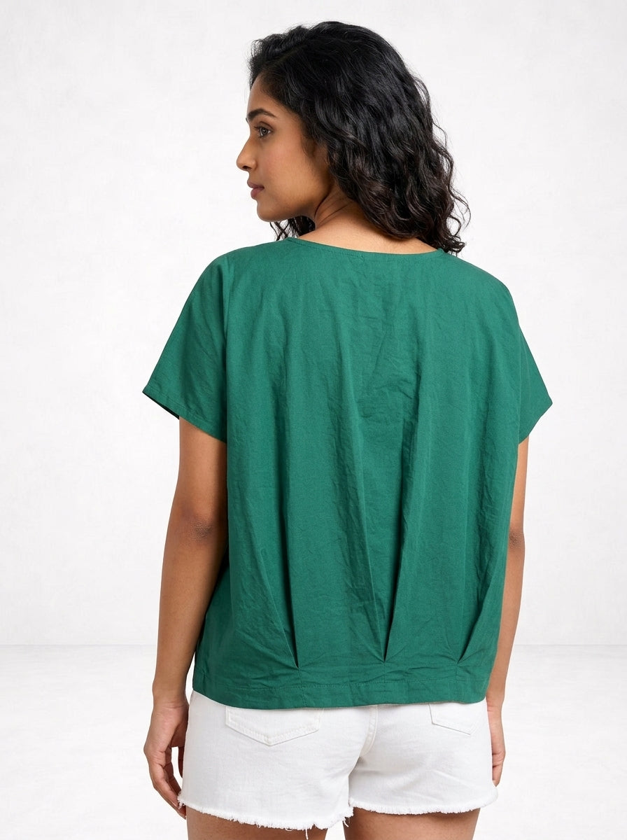 Evergreen Kaftan Top