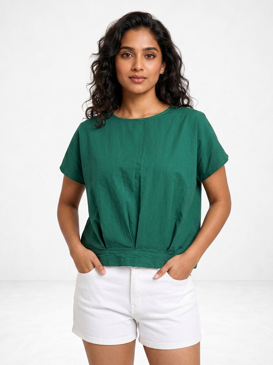Evergreen Kaftan Top