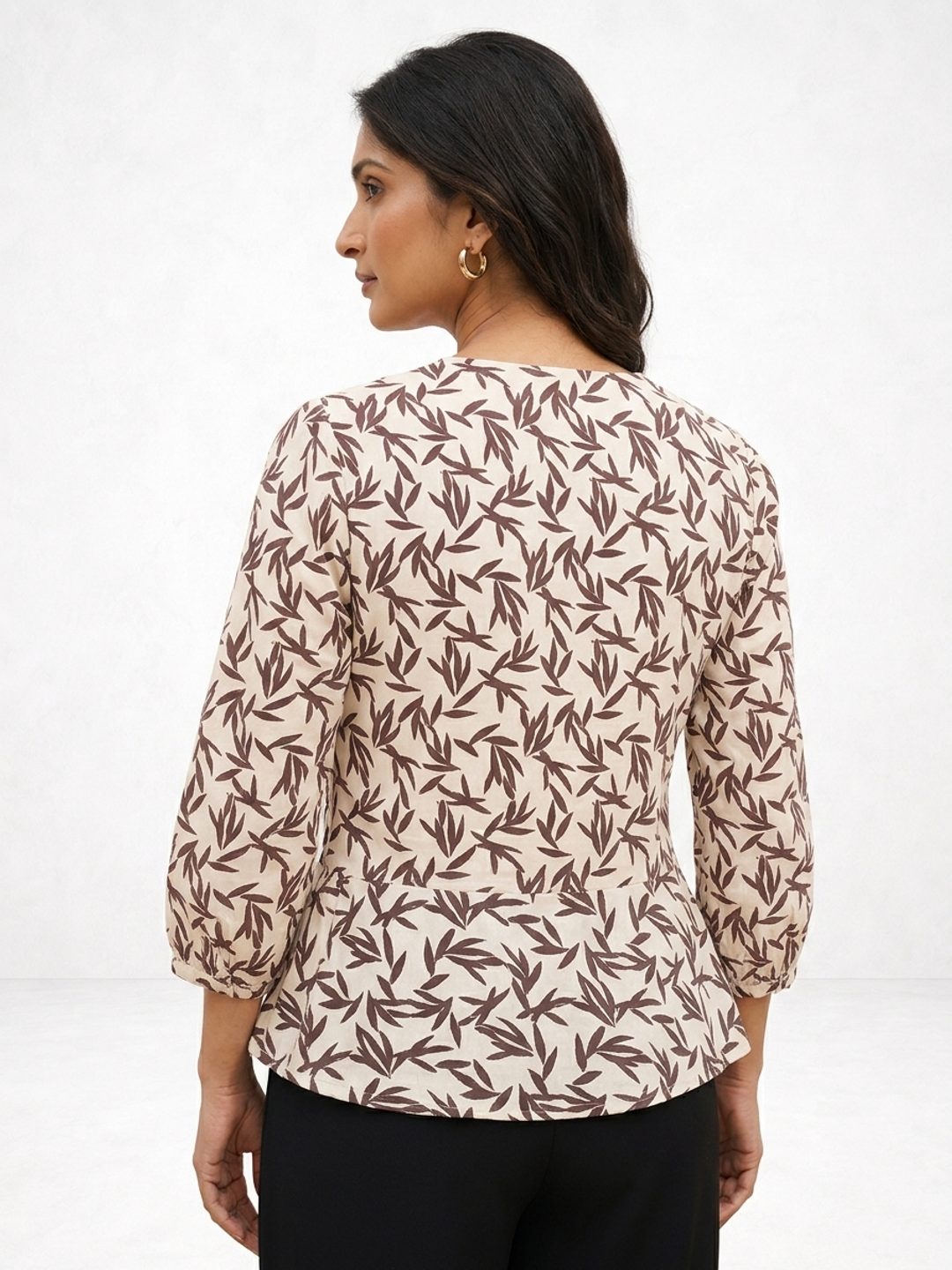 Autumn Breeze Peplum Top