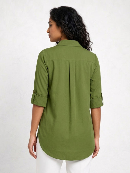 Lime Green Tunic Shirt