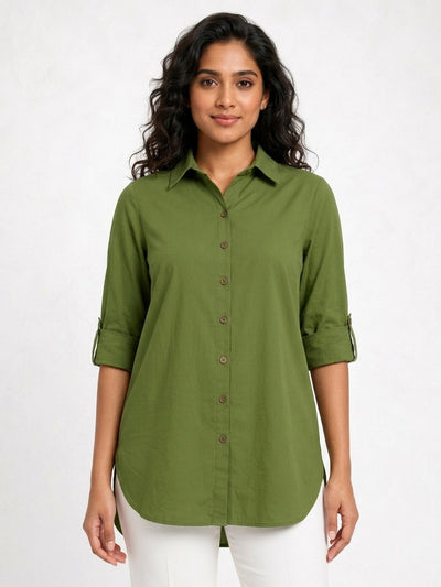 Lime Green Tunic Shirt