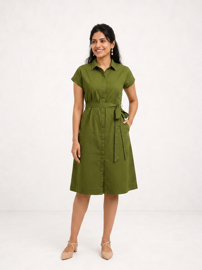 Authority In Motion Lime Green Dress | Vibrant Hourglass Fit