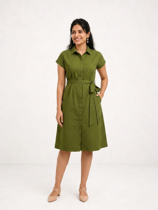 Authority In Motion Lime Green Dress | Vibrant Hourglass Fit