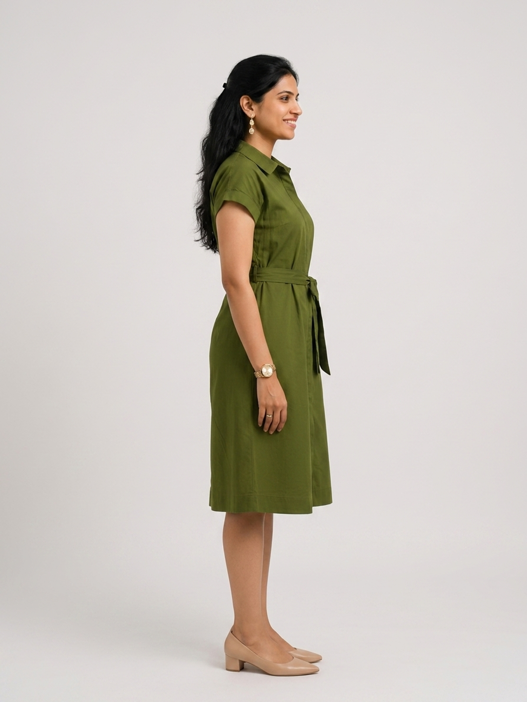 Authority In Motion Lime Green Dress | Vibrant Hourglass Fit