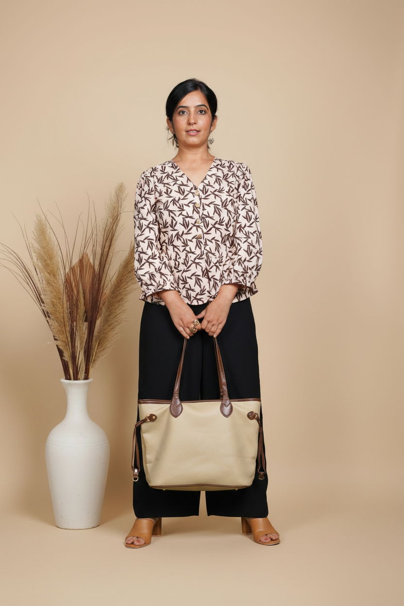 Autumn Breeze Peplum Top - Image 3
