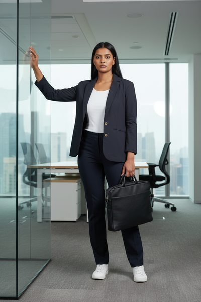 Black Frame Blazer