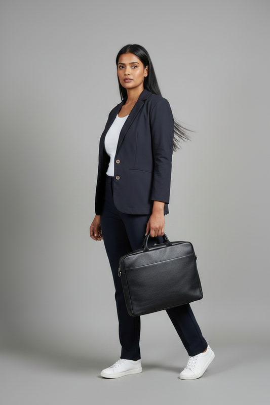 Black Frame Blazer – Sana Studio Pose 2