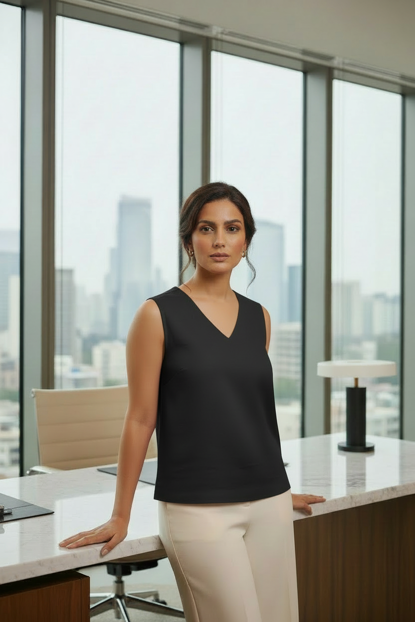 Black Elevated Ease Top